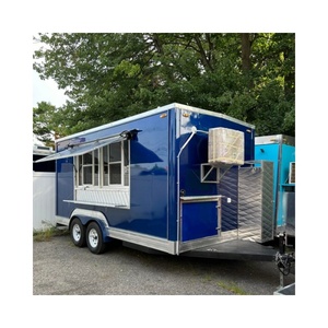 Kiosque alimentaire mobile en acier inoxydable à prix abordable, camion de restauration personnalisable et très demandé, en vente - Product Image 1