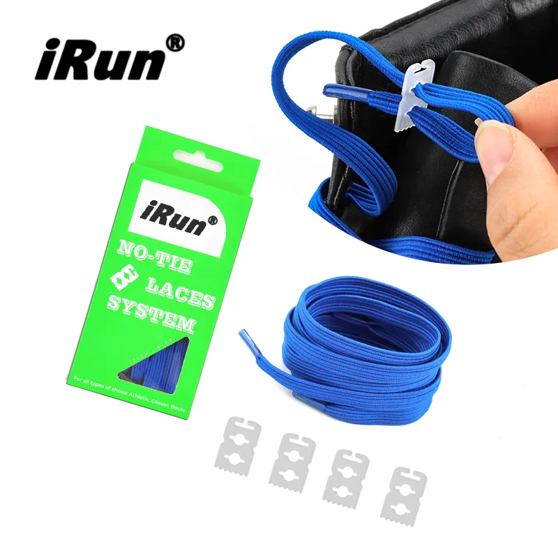IRun Waterproof Protective Rubber Shoelaces Stretchy Elastic Shoe Laces Easy To Install Elastic Shoelaces No Tie Laces