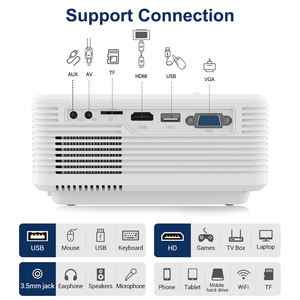 Miniproyector portátil T3, <span class=keywords><strong>2022</strong></span> p, Android, Wifi, inteligente, cuatro núcleos, teléfono móvil, cine en casa, exterior, Reunión, novedad de 1080 - Product Image 5