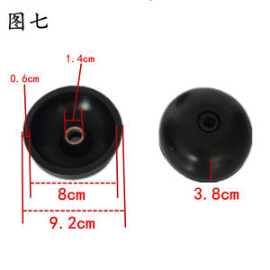 Joint d'étanchéité en caoutchouc pour machine à laver 9,4 cm x 8,3 cm x 0,55 cm – Pièce accessoire durable pour usage domestique - Product Image 2