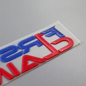 Logo personnalisé imprimé effet 3d T-shirt taille cou Silicone étiquette de transfert de chaleur étiquette de Patch en caoutchouc lavable étiquette de vêtements à repasser