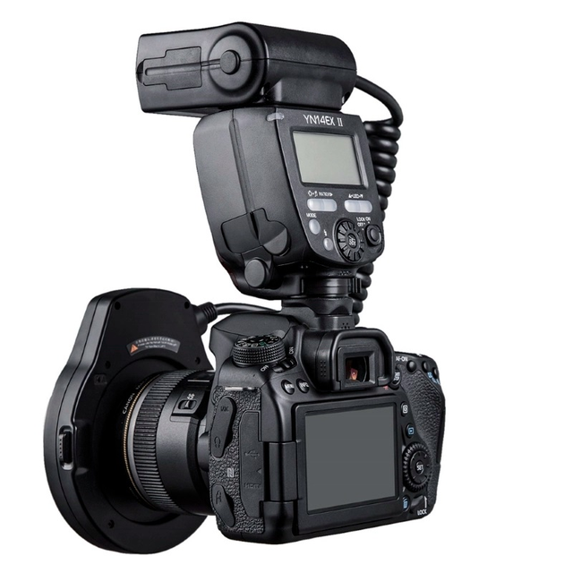 Yongnuo YN14EX YN14EXII TTL Macro Ring Flash Speedlite Led Light for Canon Sony Camera