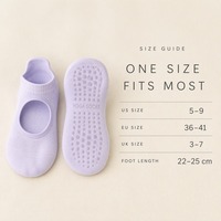 Chaussettes de yoga personnalisées antidérapantes OEM ODM pour Pilates, à bout ouvert, avec sangles croisées, respirantes, invisibles, avec logo imprimé sur le bord, vente en gros