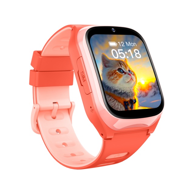 2026 Kids 4G Smartwatch AMOLED Curved Screen GPS Tracker SOS Video Call HD Camera IPX7 SIM Card Magnetic Children Safety Gift