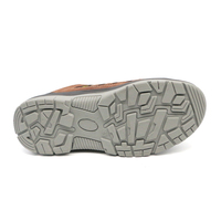 Chaussures de sécurité imperméables MaxiTough, unisexes, avec embout en acier, antidérapantes, pour la construction, en cuir suédé, basses