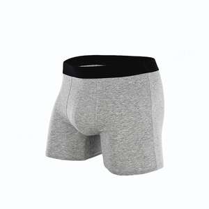 Haute qualité personnalisé 95% coton 5% Spandex blanc Boxer slip confortable hommes sous-vêtements Boxer slips - Product Image 5