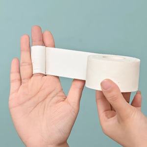 Ruban adhésif pour athlètes de sport 5cm * 10m oxyde de zinc plâtre coton adhésif ruban de protection athlétique Logo personnalisé cerclage de sport échantillon gratuit - Product Image 3