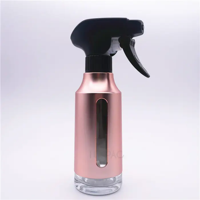 inner glass with UV coating luxury hair oil bottle custom body oil spray bottle 180ml