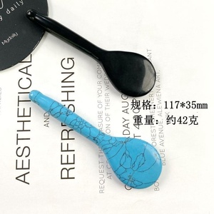 Jade löffel geformtes <span class=keywords><strong>Gua</strong></span> <span class=keywords><strong>Sha</strong></span> Werkzeug Natürlicher Rosenquarz stein Akupunktur stift für Gesichts hals Augen massage Schönheits produkt - Product Image 4