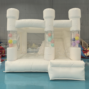 Ngoài Trời Thương Mại Màu Đen <span class=keywords><strong>Inflatable</strong></span> Bouncer Combo Trượt Nước Với Nhiệt Đới Jumper Lâu Đài <span class=keywords><strong>Inflatable</strong></span> Nhà Bị Trả Lại Cho Trẻ Em - Product Image 3