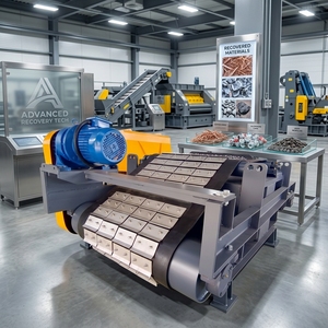 Séparateur magnétique électromagnétique suspendu à haute résistance pour le recyclage des cendres de fond <span class=keywords><strong>IBA</strong></span>, protège le séparateur à courants de Foucault - Product Image 1