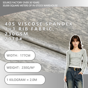 230g Thickened Modal 1×1 Rib Fabric, Rayon Knitted Fabric <b>for</b> Base Shirts, 1*1 Rib Cloth <b>for</b> Underwear & <b>Panties</b> - Product Image 1