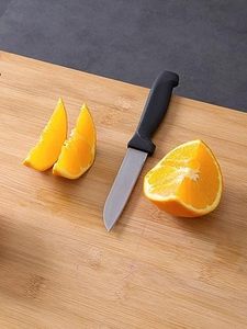 Planche à découper en <span class=keywords><strong>bois</strong></span> de bambou Blocs à découper carrés avec poignée pour viande et légumes Professionnel - Product Image 5