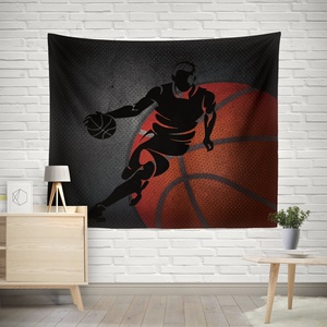 Tapiz de baloncesto Dunk, tapices deportivos, carteles, decoración del hogar, arte de pared Michael Jordans, colgante para regalos de fanáticos del baloncesto - Product Image 5