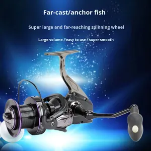 <span class=keywords><strong>Moulinet</strong></span> de pêche en métal avec roulement en acier inoxydable, transmission fluide pour lancer à longue distance, utilisation à droite, pêche en mer - Product Image 2