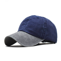 Casquette de baseball en gros, casquettes de sport à 6 panneaux, casquettes en coton non structurées, gorras vintage, casquette de baseball délavée avec logo brodé personnalisé