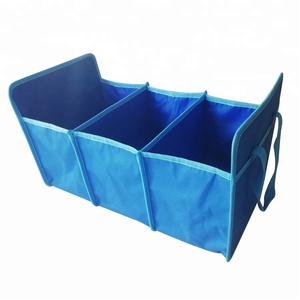 Organisateur promotionnel de stockage de <span class=keywords><strong>coffre</strong></span> de cadeau de grande capacité Organisateur de sac de voiture pliable en polyester - Product Image 4