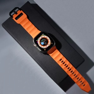 Bracelet de montre en caoutchouc EASILIFE FKM pour <span class=keywords><strong>Apple</strong></span> <span class=keywords><strong>Watch</strong></span> Ultra 49mm Fluororubber Fkm élastique pour Iwatch Series 8 7 41mm 45mm - Product Image 5