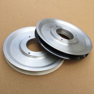 Roue de guidage en aluminium avec fil de cuivre céramique blanc et noir pulvérisé - Product Image 1