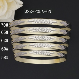 JXX Joyería de Moda, Juego de Brazaletes de Boda Chapados en Oro de 14K con Forma de Estrella y Flor, Venta al Por Mayor - Product Image 3