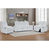 Sofá Reclinable Eléctrico Moderno Plegable 3+2+1 al por Mayor, Conjunto de Sofás Seccionales de Terciopelo con Altavoz Bluetooth para Sala de Estar