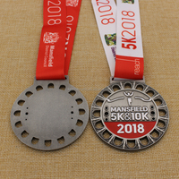 Médailles de marathon personnalisées en alliage de zinc, durables, moulées sous pression, pour cadeaux promotionnels et de bienvenue en gros