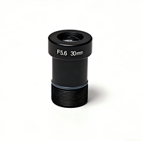 Objectif M12 à monture S pour vision industrielle, 30 mm EFL, capteur 1/1.8'', ouverture F4 F5.6 F7 F8 F11