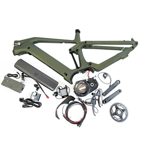 Cadre de vélo électrique en carbone 29 pouces et 27,5 pouces |   Suspension intégrale 150 mm |   Kit complet avec batterie et support de moteur - Product Image 1