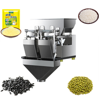 Machine à emballer de sésame de sel de grain de café pesant le peseur linéaire de 2 têtes