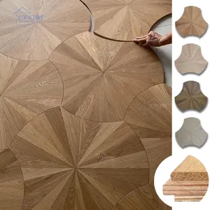 European tap&go engineered floor boards 18mm luxury hotel interior wooded floor tile luxurious parquet flooring