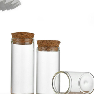 Tubes à essai en verre borosilicate 3.3, 80 ml, 30x150 mm, avec bouchons en liège, fournitures de laboratoire - Product Image 6
