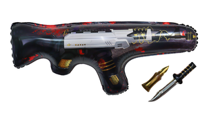 CYmylar Factory Supplies <strong>Gun</strong> Foil <strong>Balloons</strong> <strong>Gun</strong> Globos Fortress Night <strong>Gun</strong> <strong>Balloons</strong> for Adult Birthday Party Decoration - Product Image 2