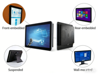 Pantalla de Control Industrial Yingtouch de 15.6 Pulgadas, Máquina Todo en Uno, USB, Relación de Aspecto 16:9, Instalación Integrada para Espacios Pequeños