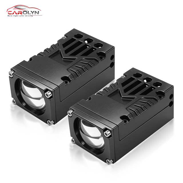 High Quality New Design Car Led Lens Light 1.5Inch Mini Matrix Single Laser Lens 30W Laser Bi Led Projector Grille Light 60W