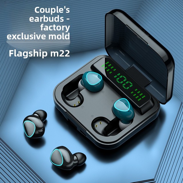 New Gaming Headset Earbuds with TWS LED Power Case Low Latency for 5.0 Touch Screen & Waterproof Design