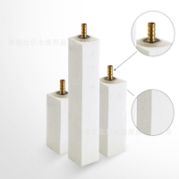 Aquarium multidimensionnel Forme de colonne nano blanche Diffuseur Air Stone