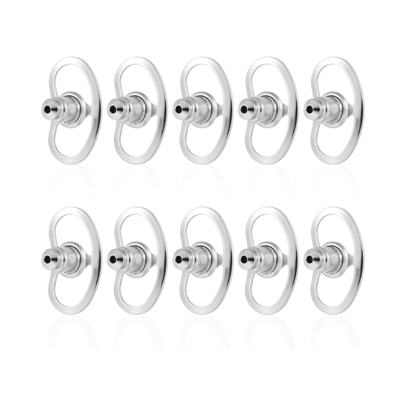 Hot Sale 10pcs Pig Nose Shape Earring Backs,Replacement Locking Earrings Backs For Droopy Studs Heavy Earrings