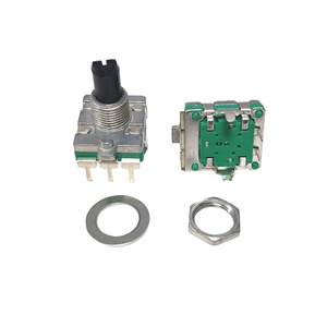 Venta Directa de Fábrica: Codificador Incremental EC16 con Eje Aislado, Eje D Roscado de 6mm, Serie ED16, Color Negro - Product Image 1