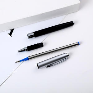 Металлическая фирменная ручка для офиса, с синими чернилами, гравированный логотип 1,0 мм и 0,5 мм, для рекламы и подарков - Product Image 3