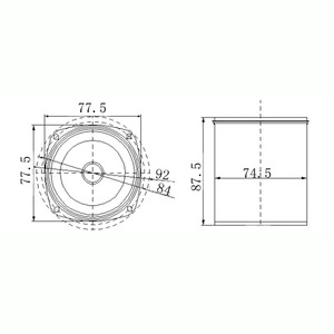 Altavoz Subwoofer 4Ohm 20W <span class=keywords><strong>Neo</strong></span> imán caja de rango completo controlador de altavoz para reproductor de audio de música muebles inteligentes <span class=keywords><strong>robot</strong></span> inteligente - Product Image 4