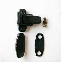 Verrou de fenêtre coulissante universel pour tricycle électrique, bus, fourgonnette, construction en plastique et métal durable avec vis antirouille
