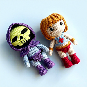 Muñeco Amigurumi de Ganchillo Personalizado, Muñeco Amigurumi <span class=keywords><strong>He</strong></span>-<span class=keywords><strong>Man</strong></span> Hecho a Mano, Muñeco de Ganchillo para Niños, Muñeco de Personaje Tejido en Ganchillo con Hilo de Algodón OEM - Product Image 4