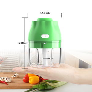 Kitchen Accessories USB Wireless Electric 250ml <b>Mini</b> Meat <b>Grinder</b> Slicer Food Crusher Automatic Vegetable Garlic Household Car - Product Image 3