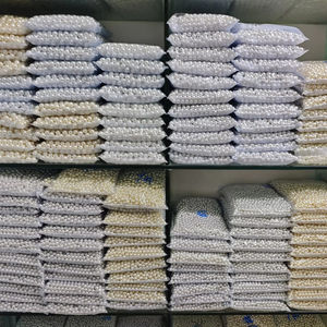 Perle in Plastica ABS Effetto Perla da 0,5 kg, Perline Sciolte Lucide da Negozio Cinese all'Ingrosso per Creazione di Gioielli, Accessori Decorativi per Braccialetti di Moda - Product Image 3