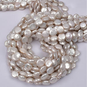 Nouveau collier de perles naturelles en forme de baloo de 9-10 mm, perles lâches, semi-finies, bricolage facile, vente en gros - Product Image 4