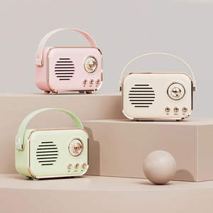 ลำโพงบลูทูธขนาดเล็กแบบพกพา5W, ลำโพงสไตล์อเมริกันย้อนยุคสุดสร้างสรรค์สำหรับบลูทูธ - Product Image 6