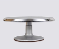 Hochwertige Aluminium-Legierung Kuchen-Drehteller, Drehbarer Ständer, Rotierender Teller