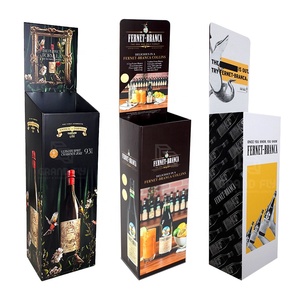 Custom Red Wine Dump Bins Cardboard <strong>Displays</strong> Whiskey <strong>Pallet</strong> Shelf Spirit Retail POP <strong>Corrugated</strong> <strong>Paper</strong> Dump <strong>Displays</strong> - Product Image 1