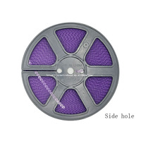 Chaîne ronde 3MM 4MM 5MM 6MM 7MM, ligne CD, paillettes PET/bande de paillettes PET pour vêtements