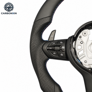 Volante de Cuero para Auto en Stock, Compatible con F20 F22 F25 F32 M3 M5 E46 E60 E70 E90 E91 M Sports, Garantía de 3 Años, Plug & Play - Product Image 6